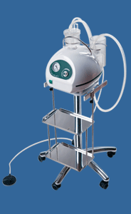 Апарат для прерывания беременности Элема-Н АГ1 на мобильной стойке с модулем навесных полок